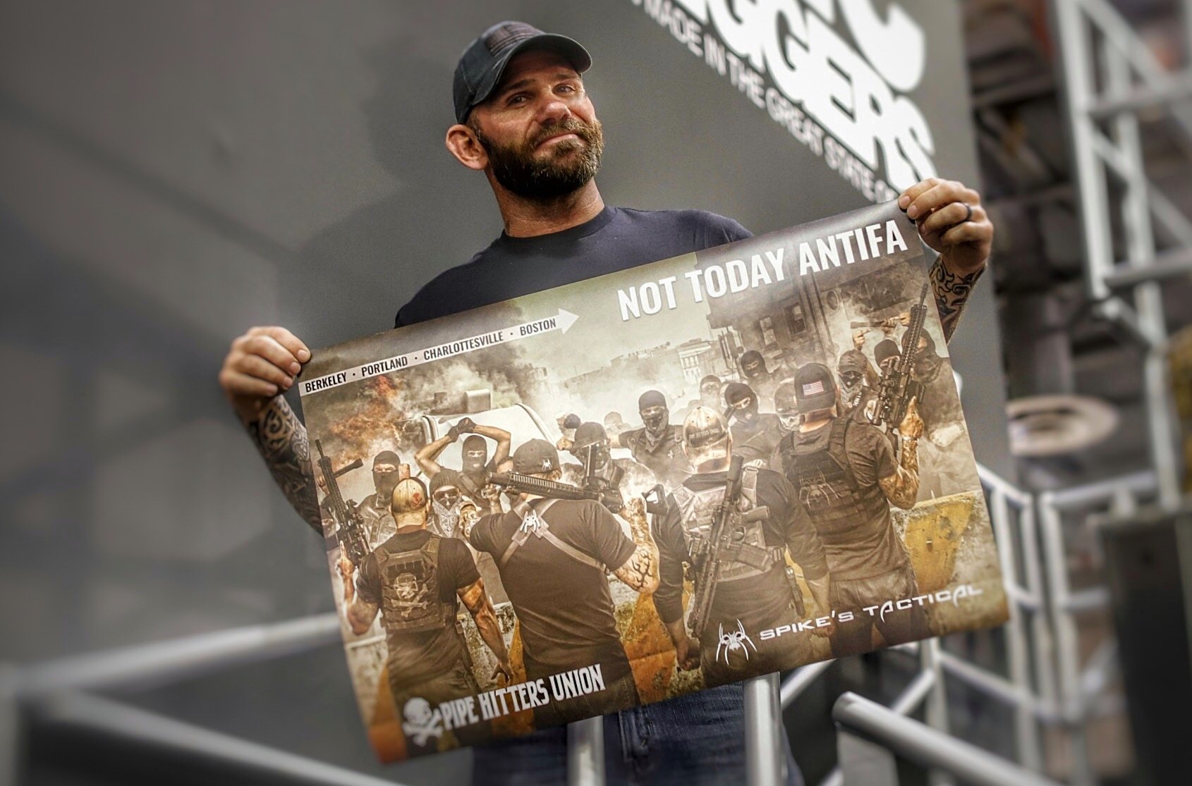 Spike’s Tactical kicks off 2018 with new marketing director, due to demand, releases poster of NOT TODAY ANTIFA ad